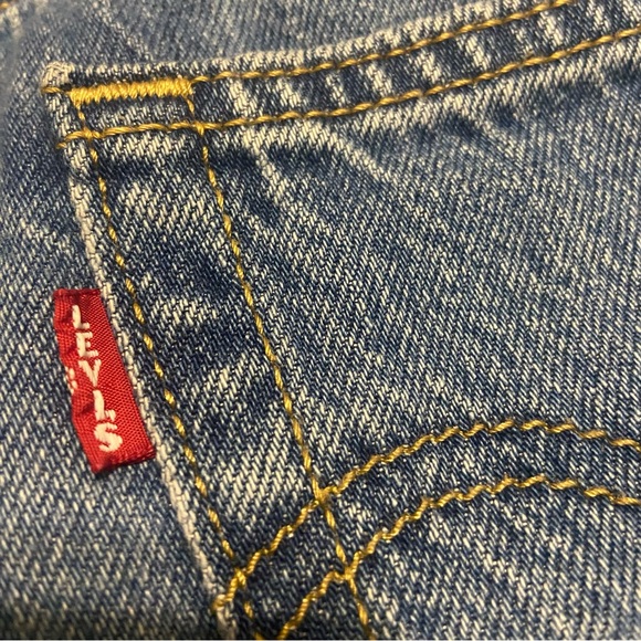 Levi's Premium High Loose Taper Blue Jeans 24 - Picture 5 of 13